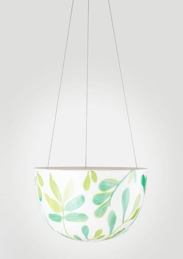 Decorative Hanging Planter - Zamia Palm
