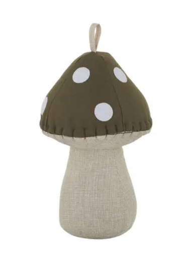 Toadstool Door Stop / Olive