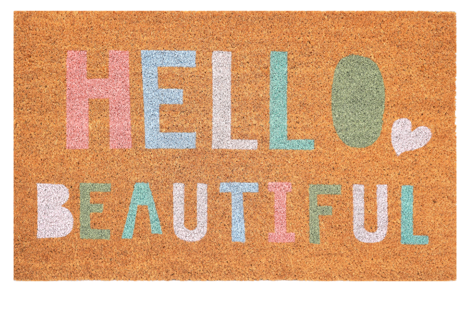 Hello Beautiful Doormat Mamo Home